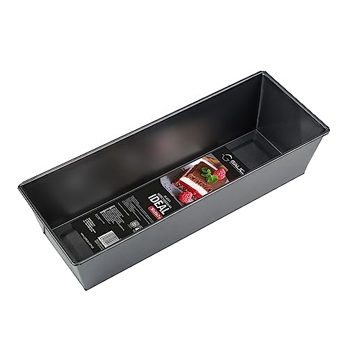 Galicja Antihaftbeschichtetes Backblech IDEAL – backblech klein – backblech hoher rand – backblech kuchen – backblech tief für backofen – Schwarz 30x11x7cm von GALICJA