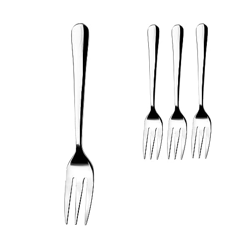 Galicja Boston Besteck Aus Edelstahl – Essbesteck – Cutlery – Edelstahl Besteck – Bistrobesteck – Besteck Rostfrei – Kuchengabel – Cutlery 3er-Set 14,5x2cm von GALICJA