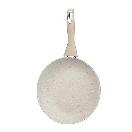 Galicja Bratpfanne Granita – Kleine Pfanne – Frying Pan – Pfanne Antihaft – Pfanne Klein – Brat- & Universalpfannen – Stahlpfanne – Antihaft Pfanne – Pfanne Gasherd – 28x47x6 von GALICJA