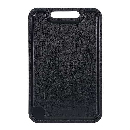 Galicja Schneidebrett Kunststoff Molly – Küchenbrett – Schneidebretter Kunststoff – Schneidbretter Kunstoff – Kunststoff Schneidebrett – Schneidunterlage Küche – 25x16x0,6cm - Anthrazit von GALICJA