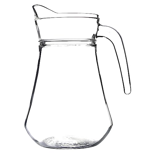 Galicja Wasserkrug SUZI – Wasserkanne – Wasserkrug Glas – Kanne Glas – Water Jug Glass – Wasserbehälter Glas – Pitcher Glas – Glaskanne – Teekanne Glas 1,5 l von GALICJA