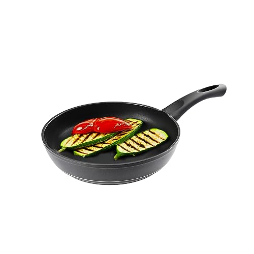 ROYAL Bratpfanne mit spezieller Dyflon Antihaftbeschichtung gleichmäßige Hitzeverteilung Ergonomischer Griff Elegante Bratpfanne für alle Herdarten (24 cm) von GALICJA