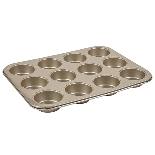 Antihaft-Form, 12 Muffins, 35 x 27 x 3 cm, Karbonstahl, Cuisine SìChef von GALILEO