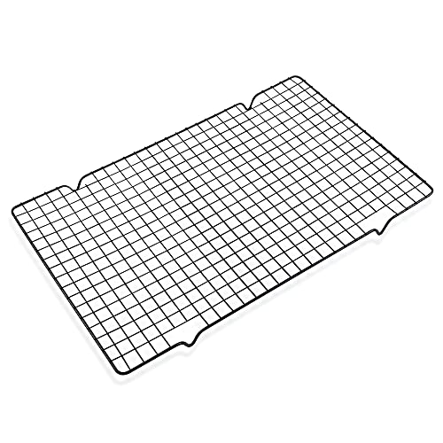 GALILEO 5910648 Antihaft-Kühlgitter für Kuchen, auch backofengeeignet, 41 x 26 cm, SjaChef, Stahl von GALILEO