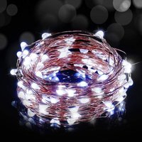 Galileo - Leuchtkette von Mikro -led -Außenkupferdraht - 180 Micro Led - Bianco - 3.3 Watt - Lunghezza 23 mt von GALILEO