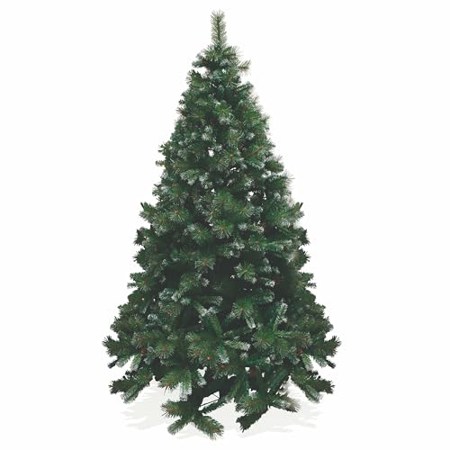 Weihnachtsbaum mit Spitzen und Tannenzapfen, 1369 Zweige, Höhe 225 cm, Stockholm Santa's House von GALILEO
