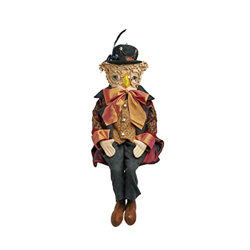 GALLERIE II Halloween Mortimer Eule Ernte Große Volkskunstpuppe Sammlerstück, Joe Spencer Gathered Traditions Home Decor Figuren Figuren Orange GALLERIE II Halloween Mortimer Eule Ernte Große Volkskunstpuppe Sammlerstück, Joe Spencer Gathered Traditions Home Decor Figuren Figuren Orange von GALLERIE II