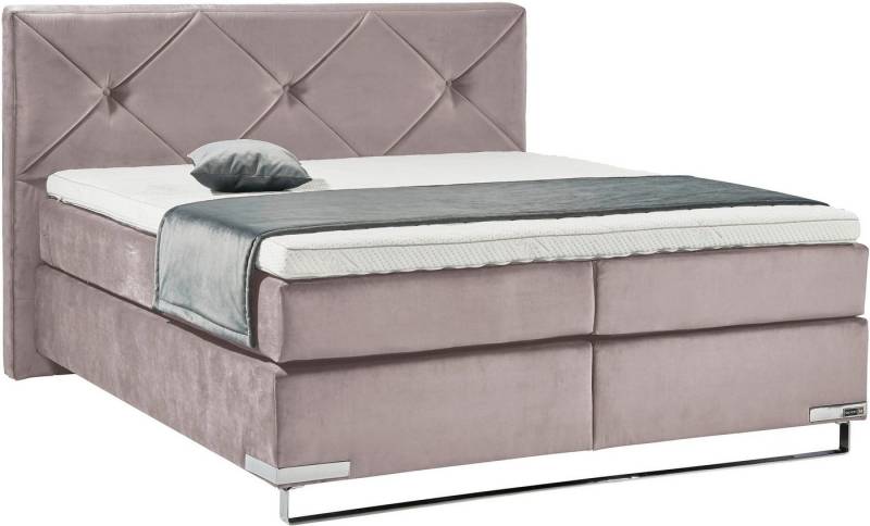 Musterring Boxspringbett Dubai, Kufe in Chrom, 3 Härtegrade, Kopfteil mit Knopfheftung Musterring Boxspringbett Dubai, Kufe in Chrom, 3 Härtegrade, Kopfteil mit Knopfheftung von Musterring
