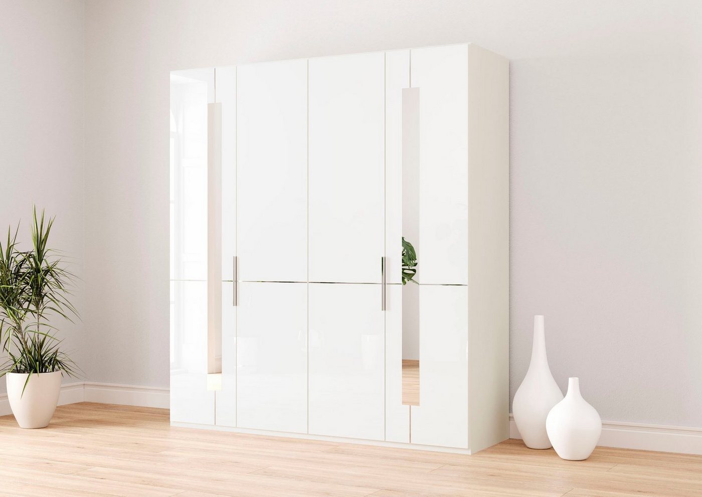 Musterring Drehtürenschrank Imola W Einlegeböden und Kleiderstangen, mit Glastüren inklusive Zierspiegel Musterring Drehtürenschrank Imola W Einlegeböden und Kleiderstangen, mit Glastüren inklusive Zierspiegel von Musterring