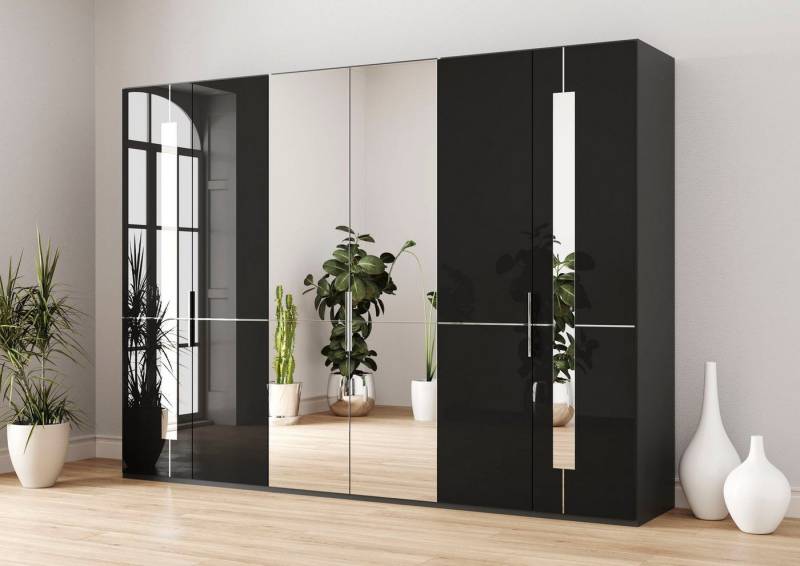 Musterring Drehtürenschrank Imola W inkl. Einlegeböden und Kleiderstangen, mit Glas- und Spiegeltüren von Musterring