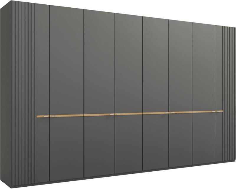 Musterring Drehtürenschrank Isabelle Lamellen in Korpusfarbe, Griffe in silber, versch. Größen und Farben von Musterring