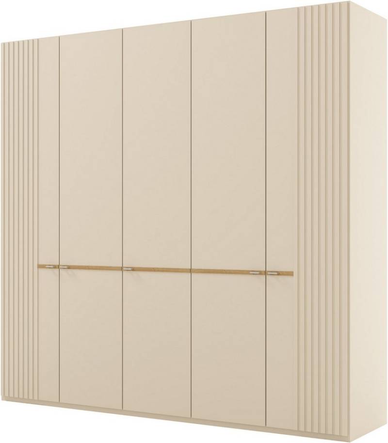 Musterring Drehtürenschrank Isabelle Lamellen in Korpusfarbe, Griffe in silber, versch. Größen und Farben von Musterring