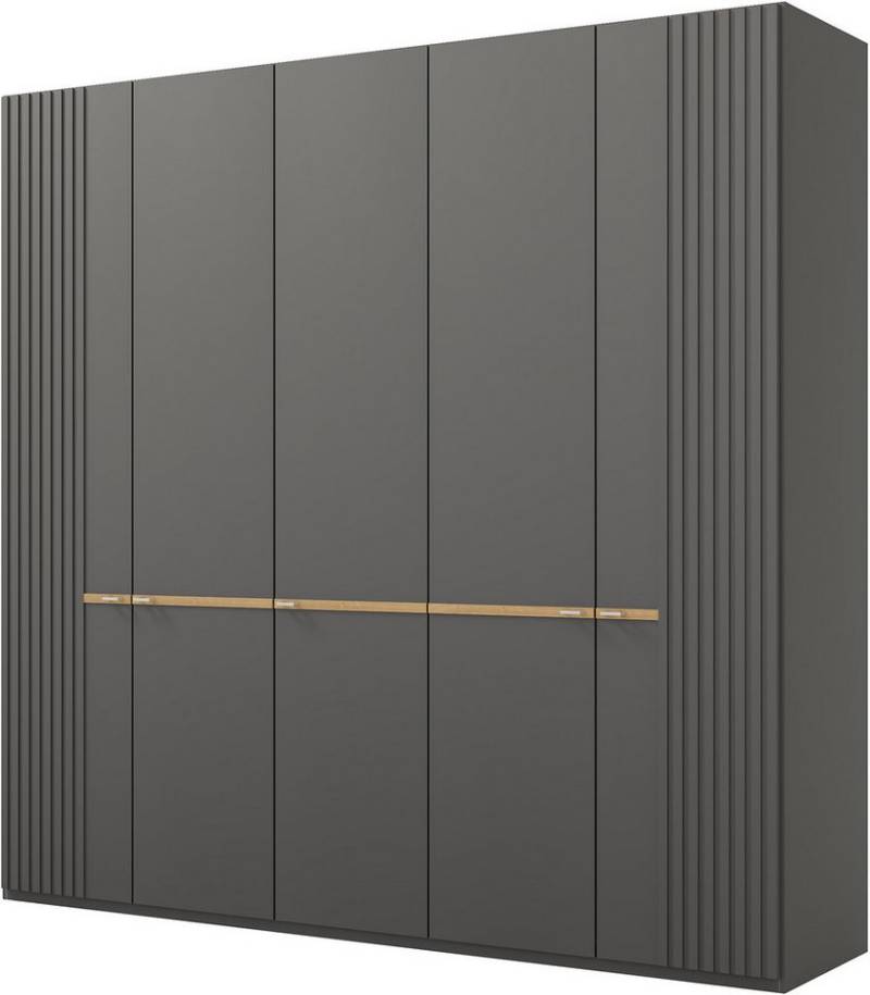 Musterring Drehtürenschrank Isabelle Lamellen in Korpusfarbe, Griffe in silber, versch. Größen und Farben von Musterring