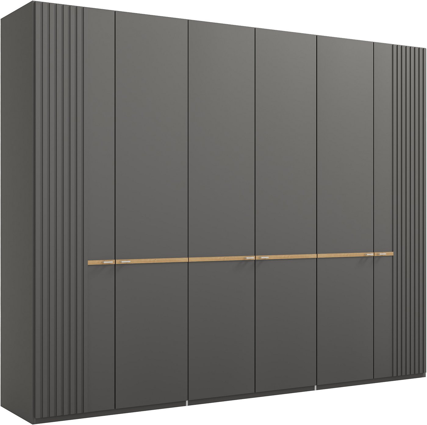 Musterring Drehtürenschrank Isabelle Lamellen in Korpusfarbe, Griffe in silber, versch. Größen und Farben Musterring Drehtürenschrank Isabelle Lamellen in Korpusfarbe, Griffe in silber, versch. Größen und Farben von Musterring