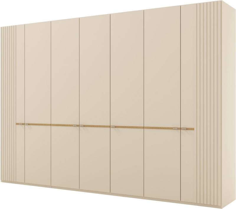 Musterring Drehtürenschrank Isabelle Lamellen in Korpusfarbe, Griffe in silber, versch. Größen und Farben von Musterring
