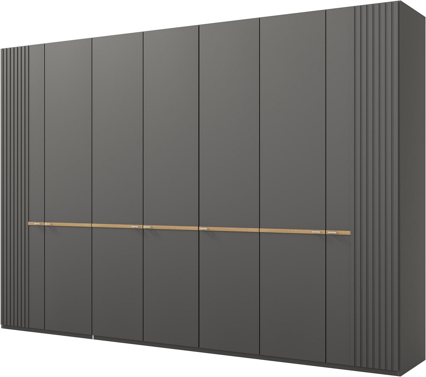 Musterring Drehtürenschrank Isabelle Lamellen in Korpusfarbe, Griffe in silber, versch. Größen und Farben Musterring Drehtürenschrank Isabelle Lamellen in Korpusfarbe, Griffe in silber, versch. Größen und Farben von Musterring
