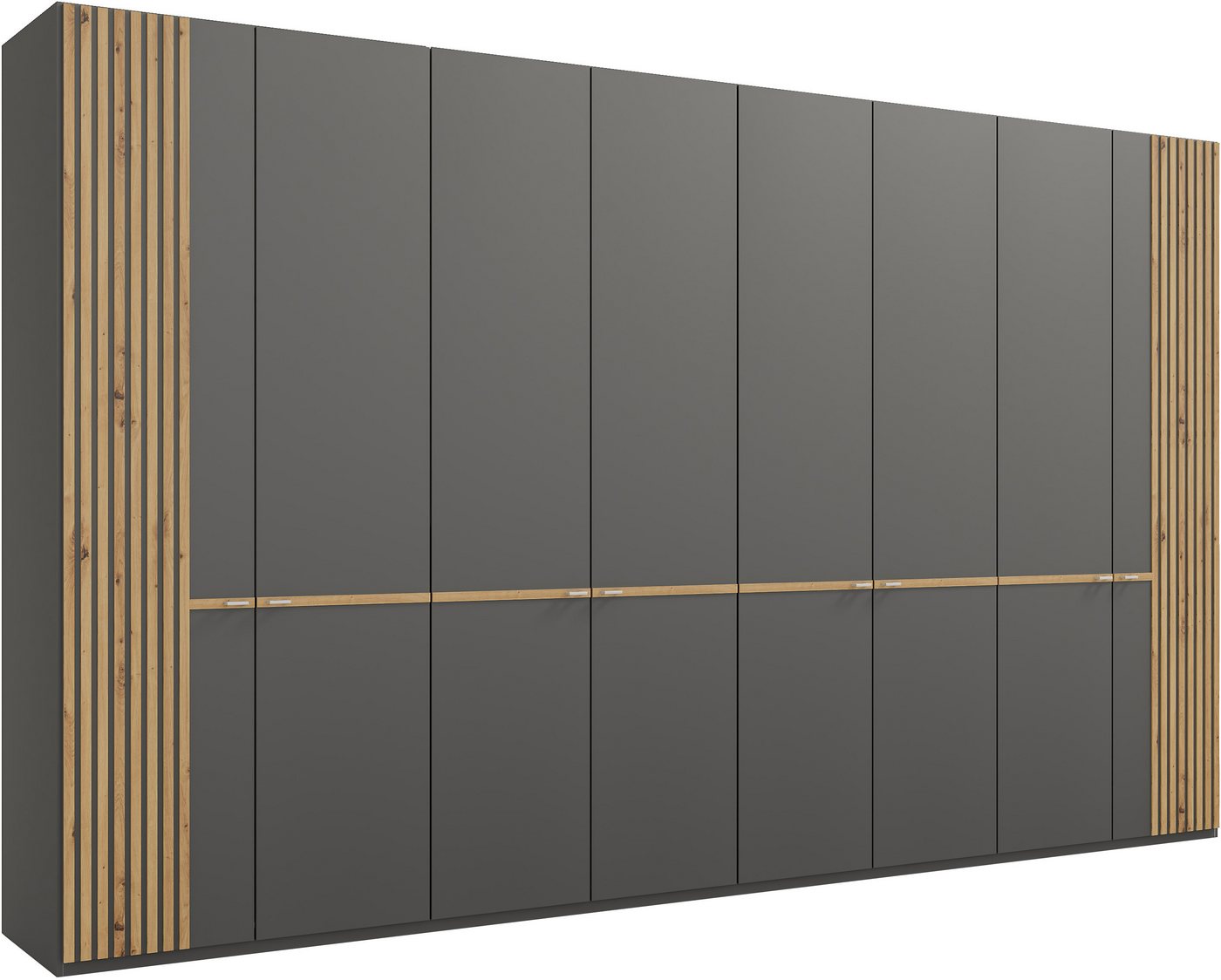 Musterring Drehtürenschrank Isabelle Lamellen in Eiche, Griffe in silber, verschiedene Größen und Farben Musterring Drehtürenschrank Isabelle Lamellen in Eiche, Griffe in silber, verschiedene Größen und Farben von Musterring
