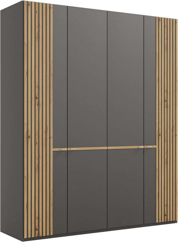 Musterring Drehtürenschrank Isabelle Lamellen in Eiche, Griffe in silber, verschiedene Größen und Farben Musterring Drehtürenschrank Isabelle Lamellen in Eiche, Griffe in silber, verschiedene Größen und Farben von Musterring