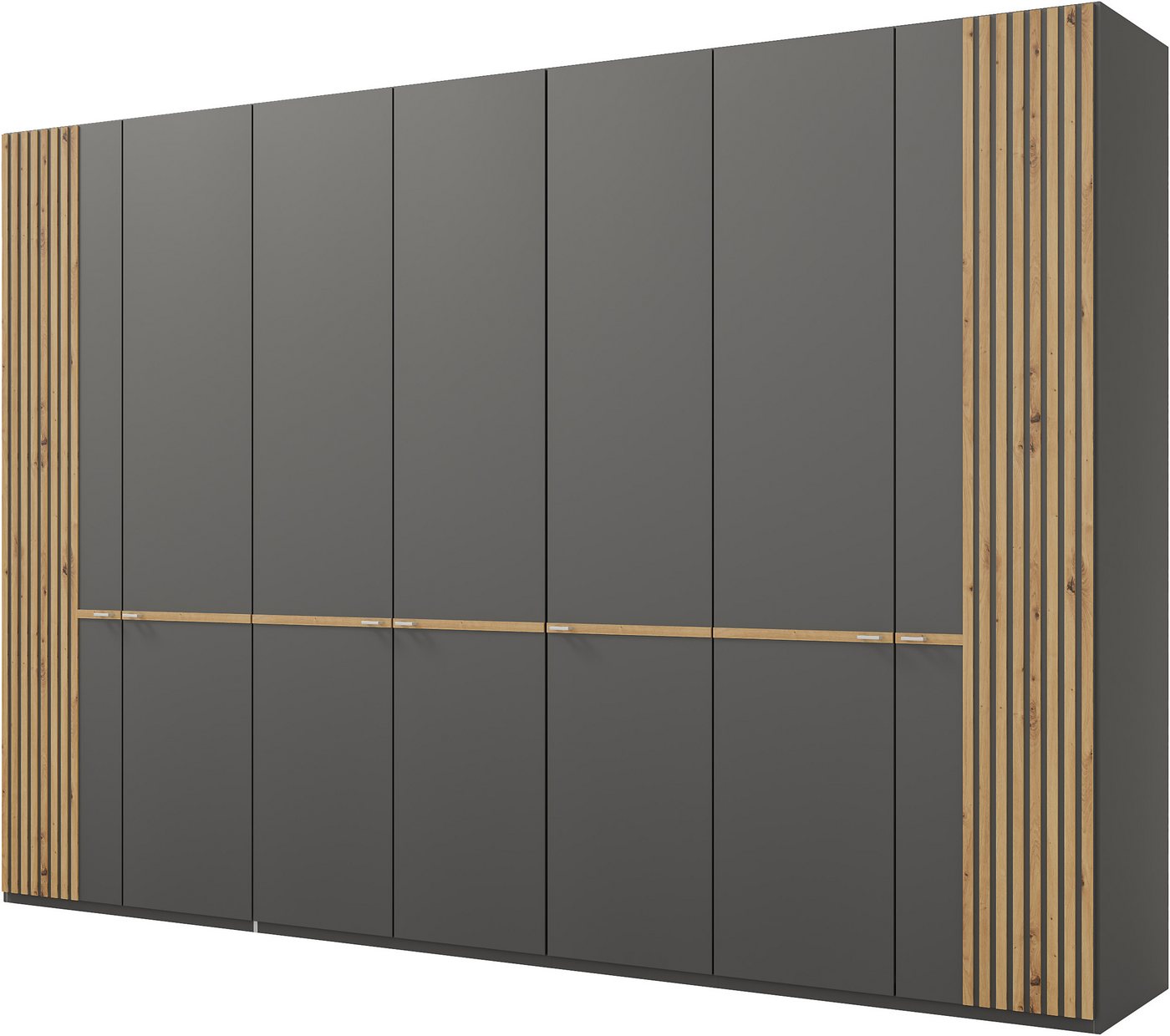 Musterring Drehtürenschrank Isabelle Lamellen in Eiche, Griffe in silber, verschiedene Größen und Farben Musterring Drehtürenschrank Isabelle Lamellen in Eiche, Griffe in silber, verschiedene Größen und Farben von Musterring