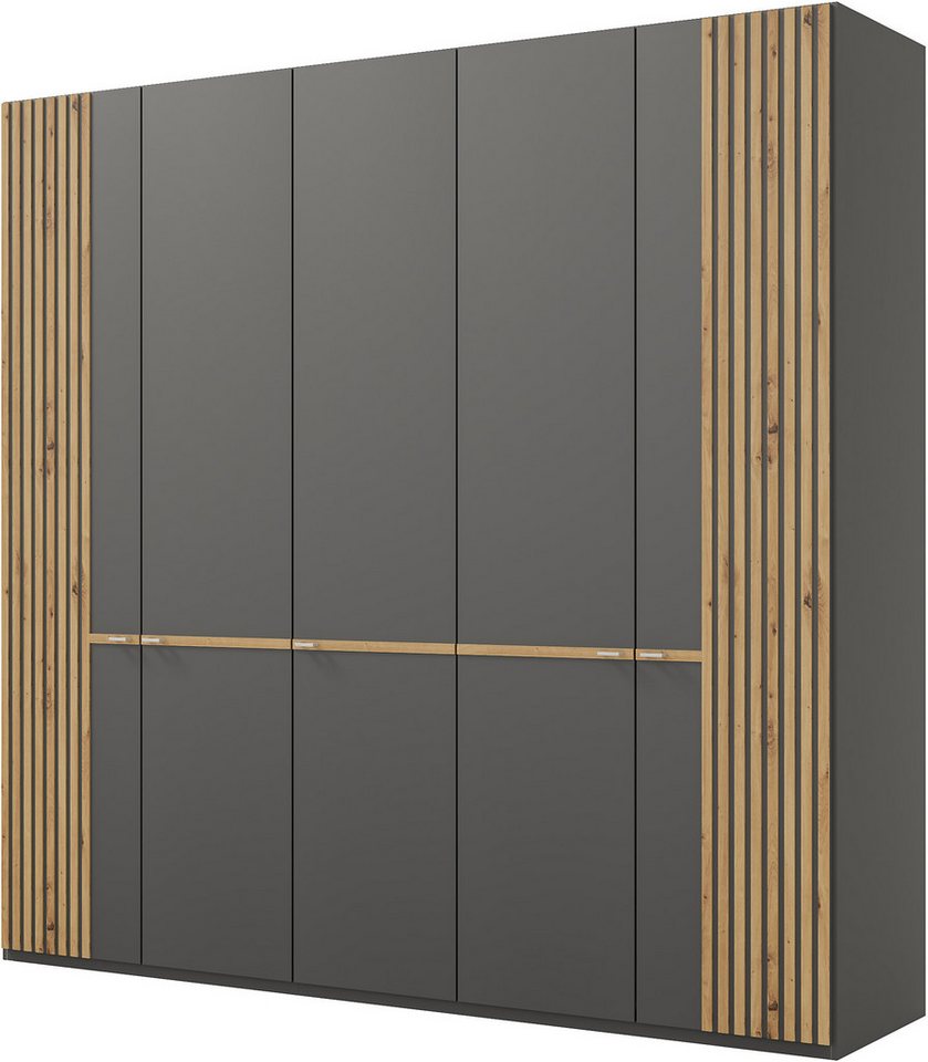 Musterring Drehtürenschrank Isabelle Lamellen in Eiche, Griffe in silber, verschiedene Größen und Farben Musterring Drehtürenschrank Isabelle Lamellen in Eiche, Griffe in silber, verschiedene Größen und Farben von Musterring