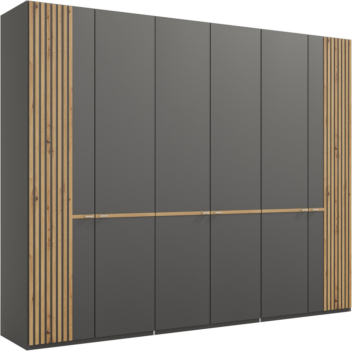 Musterring Drehtürenschrank Isabelle Lamellen in Eiche, Griffe in silber, verschiedene Größen und Farben Musterring Drehtürenschrank Isabelle Lamellen in Eiche, Griffe in silber, verschiedene Größen und Farben von Musterring