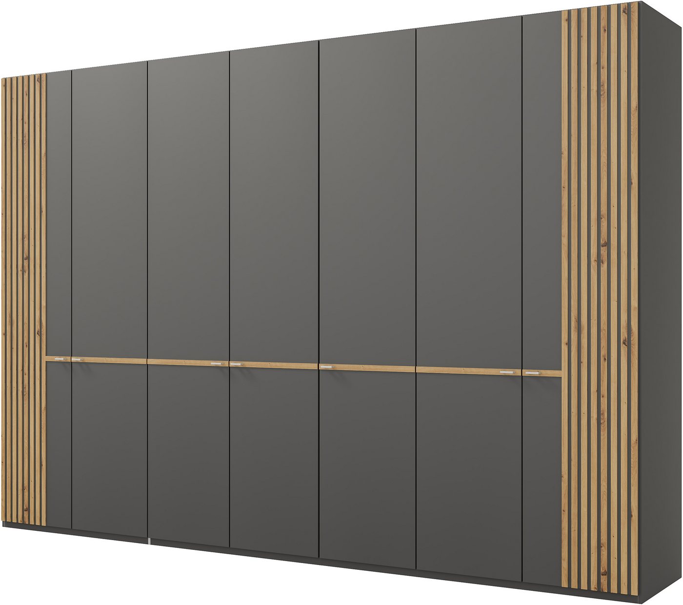 Musterring Drehtürenschrank Isabelle Lamellen in Eiche, Griffe in silber, verschiedene Größen und Farben Musterring Drehtürenschrank Isabelle Lamellen in Eiche, Griffe in silber, verschiedene Größen und Farben von Musterring