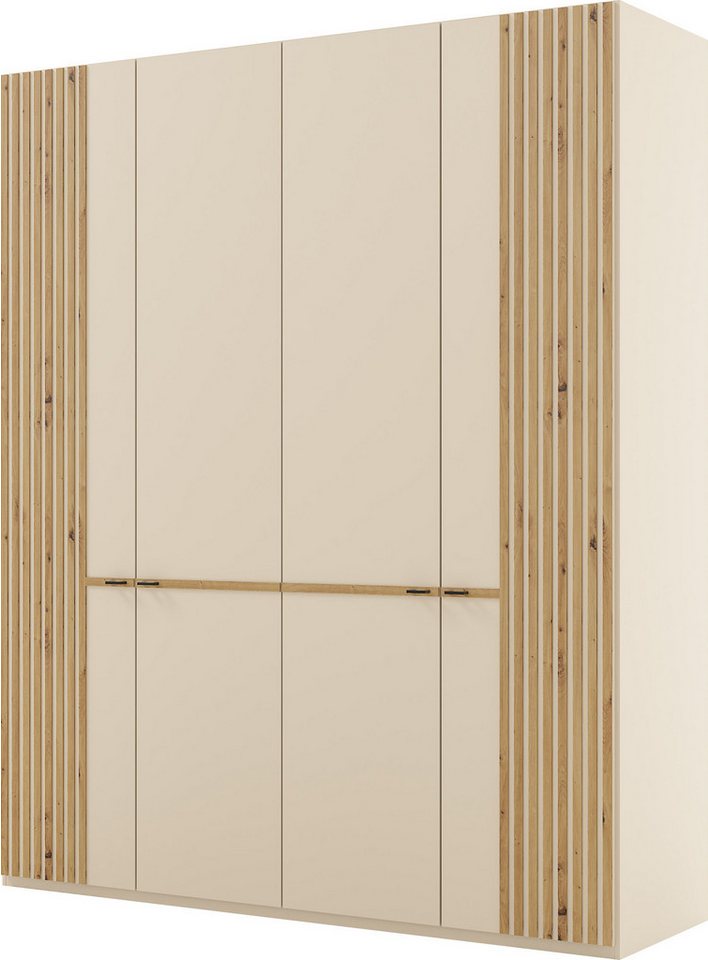 Musterring Drehtürenschrank Isabelle Lamellen in Eiche, Griffe in schwarz, verschiedene Größen und Farben Musterring Drehtürenschrank Isabelle Lamellen in Eiche, Griffe in schwarz, verschiedene Größen und Farben von Musterring