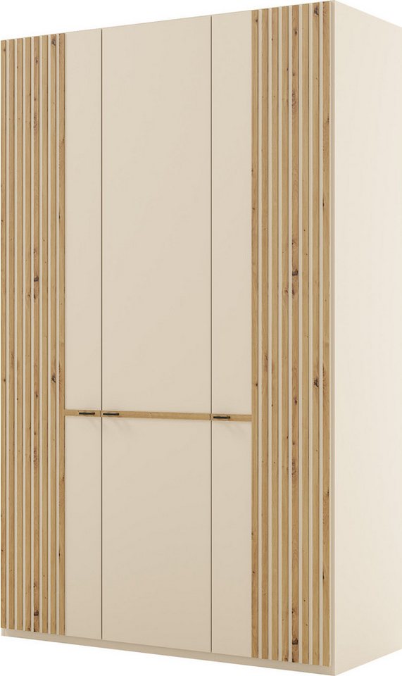 Musterring Drehtürenschrank Isabelle Lamellen in Eiche, Griffe in schwarz, verschiedene Größen und Farben Musterring Drehtürenschrank Isabelle Lamellen in Eiche, Griffe in schwarz, verschiedene Größen und Farben von Musterring