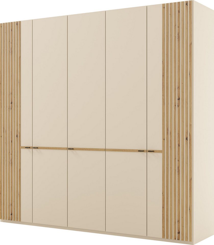 Musterring Drehtürenschrank Isabelle Lamellen in Eiche, Griffe in schwarz, verschiedene Größen und Farben Musterring Drehtürenschrank Isabelle Lamellen in Eiche, Griffe in schwarz, verschiedene Größen und Farben von Musterring