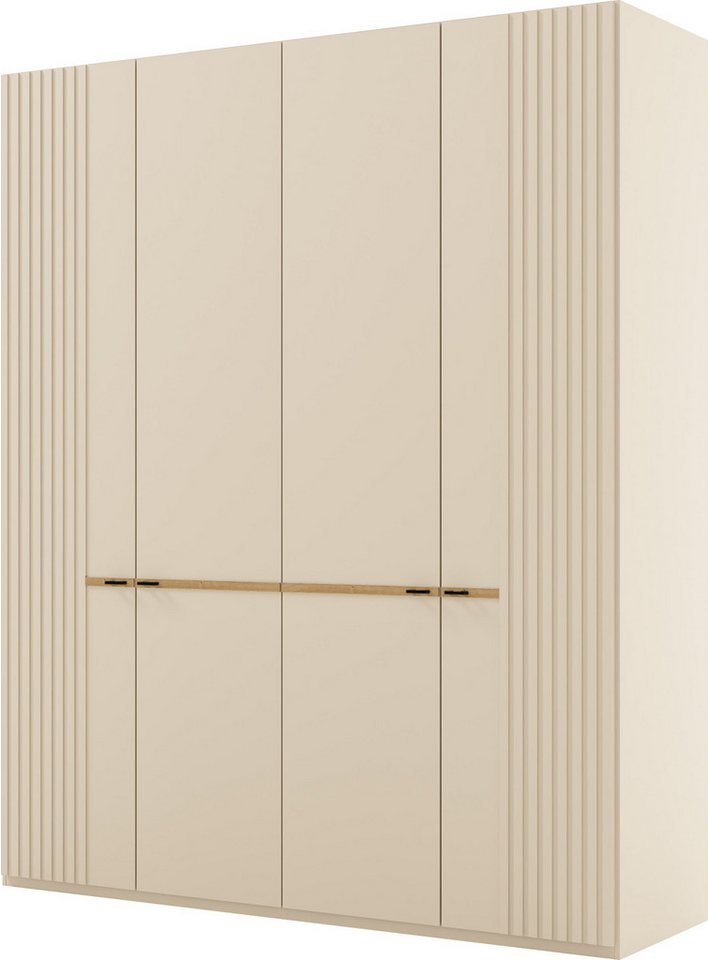 Musterring Drehtürenschrank Isabelle Lamellen in Korpusfarbe, Griffe in schwarz, versch. Größen und Farben Musterring Drehtürenschrank Isabelle Lamellen in Korpusfarbe, Griffe in schwarz, versch. Größen und Farben von Musterring