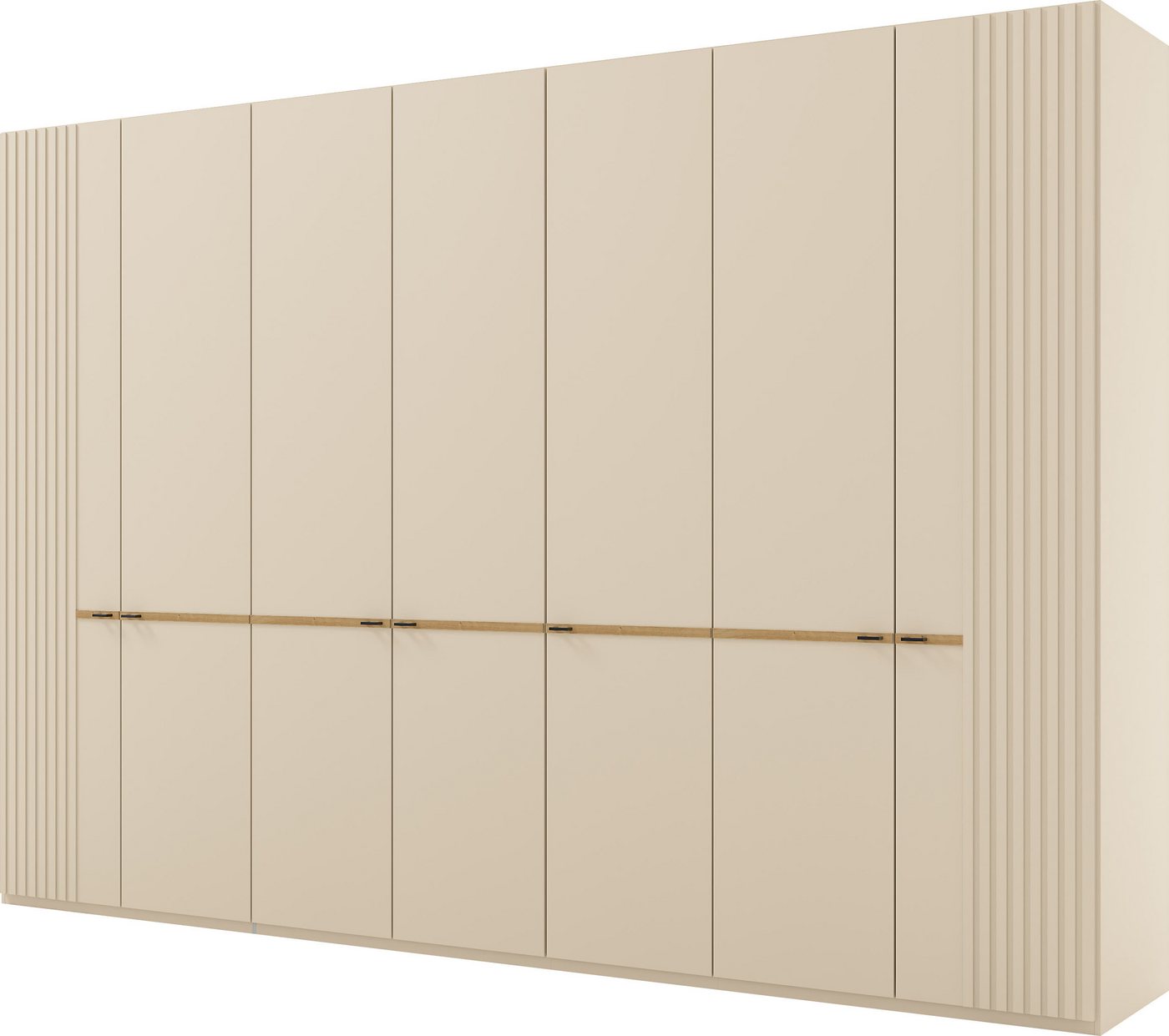 Musterring Drehtürenschrank Isabelle Lamellen in Korpusfarbe, Griffe in schwarz, versch. Größen und Farben Musterring Drehtürenschrank Isabelle Lamellen in Korpusfarbe, Griffe in schwarz, versch. Größen und Farben von Musterring