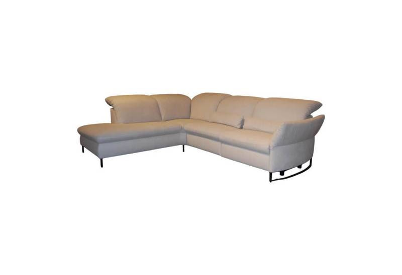 GALLERY M branded by Musterring Ecksofa Ecksofa Viviana Stoff 6 Ravello Silver mit Relaxfunktion von GALLERY M branded by Musterring