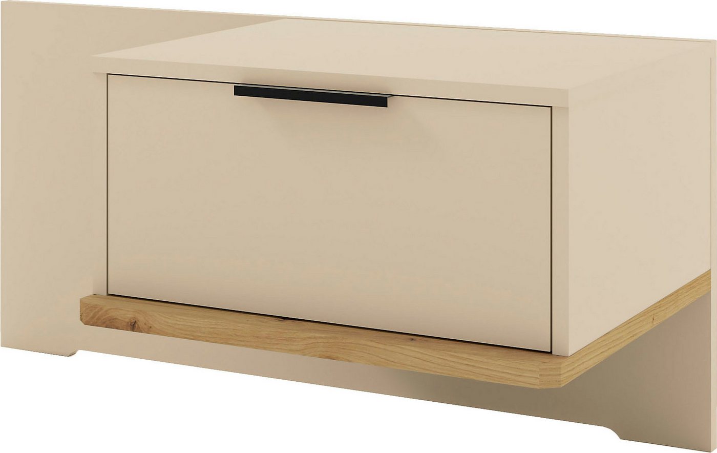 Musterring Nachtschrank Isabelle verschiedene Farben, Unterboden in Eiche, Maße B50/90 x H43 x T47 cm Musterring Nachtschrank Isabelle verschiedene Farben, Unterboden in Eiche, Maße B50/90 x H43 x T47 cm von Musterring