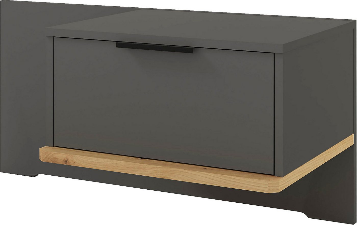 Musterring Nachtschrank Isabelle verschiedene Farben, Unterboden in Eiche, Maße B50/90 x H43 x T47 cm Musterring Nachtschrank Isabelle verschiedene Farben, Unterboden in Eiche, Maße B50/90 x H43 x T47 cm von Musterring