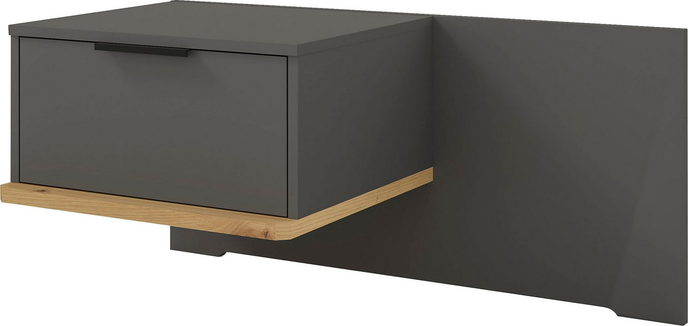 Musterring Nachtschrank Isabelle verschiedene Farben, Unterboden in Eiche, Maße B50/90 x H43 x T47 cm Musterring Nachtschrank Isabelle verschiedene Farben, Unterboden in Eiche, Maße B50/90 x H43 x T47 cm von Musterring