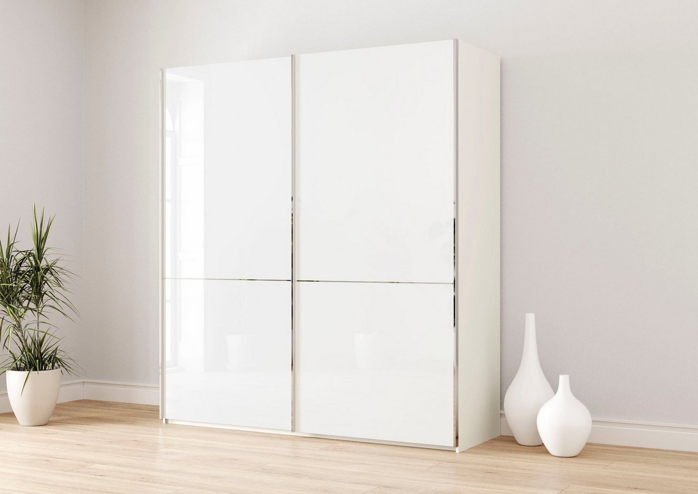 Musterring Schwebetürenschrank Imola W inkl. Einlegeböden und Kleiderstangen, mit Glastüren und Aufleistungen Musterring Schwebetürenschrank Imola W inkl. Einlegeböden und Kleiderstangen, mit Glastüren und Aufleistungen von Musterring