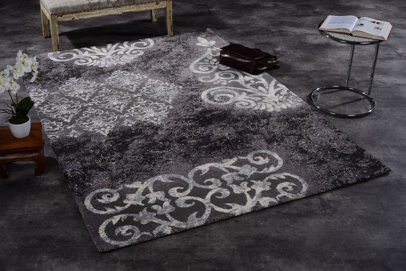 Teppich Amore, GALLERY M branded by Musterring, rechteckig, Höhe: 20 mm, besonders weich durch Microfaser, Wohnzimmer von GALLERY M branded by Musterring