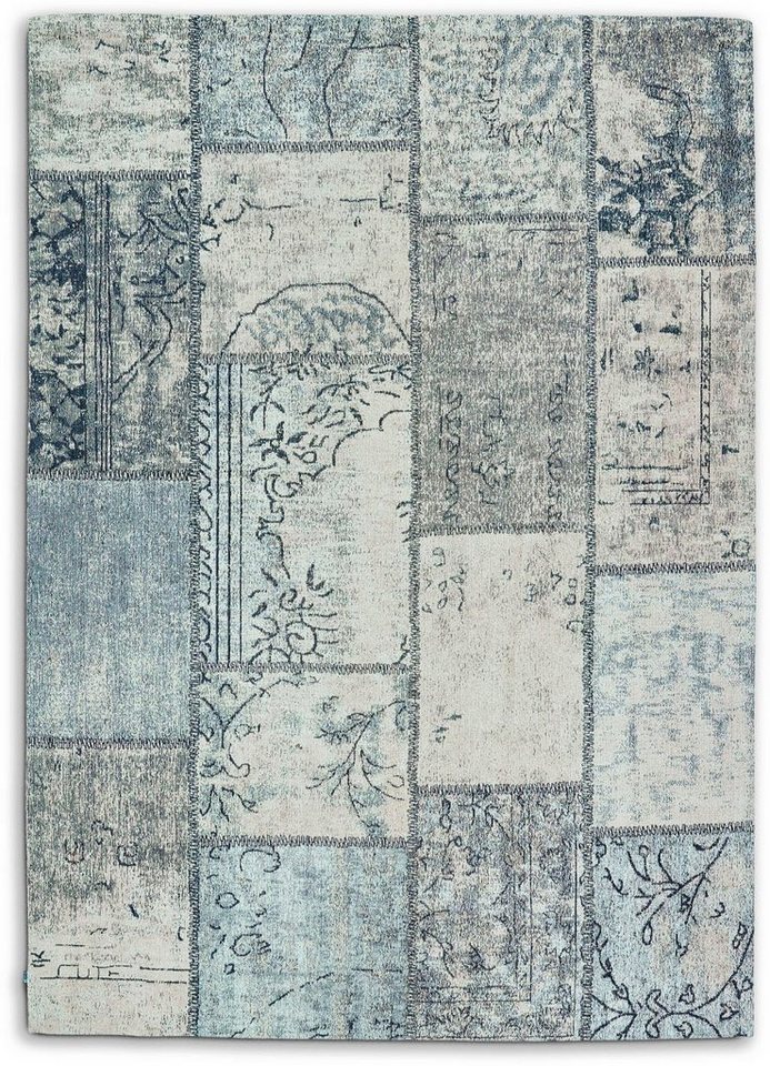 Teppich Patch, GALLERY M branded by Musterring, rechteckig, Höhe: 5 mm, Flachgewebe, Wohnzimmer von GALLERY M branded by Musterring