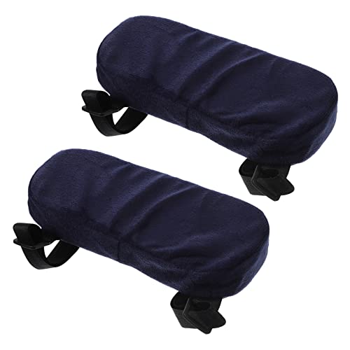 GALPADA 1 Paar Armlehnenpolster aus Memory Schaum für Bürostühle Ergonomisch rutschfest Komfortabel Entlastet Arm und Ellbogenschmerzen bei Längerem Sitzen von GALPADA