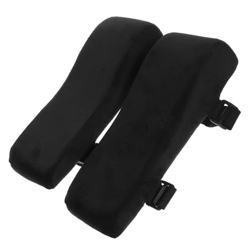 GALPADA 1 Paar Bürostuhl Armlehnenpolster Ergonomisches Kissen für Gaming Stuhl und Bürostuhl Komfortable Erhöhung für Optimale Ellenbogenunterstützung Schwarz GALPADA 1 Paar Bürostuhl Armlehnenpolster Ergonomisches Kissen für Gaming Stuhl und Bürostuhl Komfortable Erhöhung für Optimale Ellenbogenunterstützung Schwarz von GALPADA