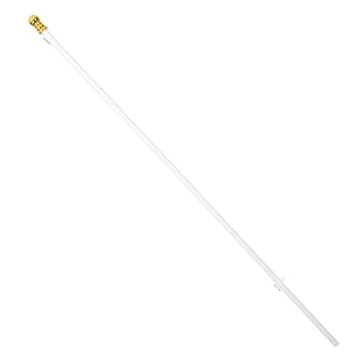 GALPADA 1 Satz Aluminiumlegierter Fahnenmast mit Segmenten Drehbarer Fahnenhalter für Gartenflaggen Einfach zu Montieren für Outdoor Events und Camping Vielseitig Einsetzbar GALPADA 1 Satz Aluminiumlegierter Fahnenmast mit Segmenten Drehbarer Fahnenhalter für Gartenflaggen Einfach zu Montieren für Outdoor Events und Camping Vielseitig Einsetzbar von GALPADA