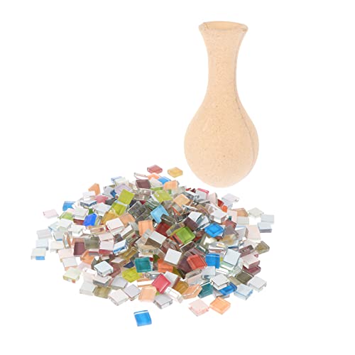 GALPADA 1 Satz DIY Blumenvase Holz mit Bunten Mosaik Patch Stücken Kreative Tischdeko für Erwachsene für Wohnzimmer und Bastelprojekte GALPADA 1 Satz DIY Blumenvase Holz mit Bunten Mosaik Patch Stücken Kreative Tischdeko für Erwachsene für Wohnzimmer und Bastelprojekte von GALPADA