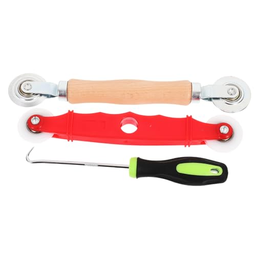 GALPADA 1 Satz Fenster Screen Austauschset Teiliges Set mit Bildschirmroller Haken und Aluminiumwerkzeug für Einfache Installation von Fliegengittern Langlebig und Praktisch von GALPADA
