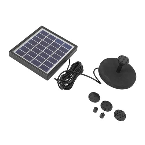 GALPADA 1 Satz Solarbetriebene Teichpumpe Energiesparende Wasserfontäne mit Solarpanel für Garten Vogelbad und Teich Hochwertiges Langlebiges Material Einfache Installation von GALPADA