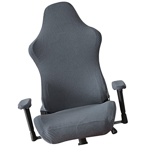 GALPADA 1 Satz Stretchbarer Bürostuhlbezug für Gamingstühle Elastische Abdeckung mit Armlehnen Schutz Waschbar und Bequem für Einsatz im Büro oder Gaming Tiefgrau GALPADA 1 Satz Stretchbarer Bürostuhlbezug für Gamingstühle Elastische Abdeckung mit Armlehnen Schutz Waschbar und Bequem für Einsatz im Büro oder Gaming Tiefgrau von GALPADA