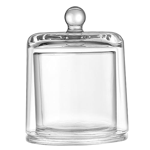 GALPADA 1 Satz Süßigkeitenglas Blase Tee Tasse Unterlage Votiv- Kerzenhalter Kerzenwärmerlampe Plätzchen Schmelzer Teelichthalter Brandy Tropfen Wiederverwendbar Dochte Bedeckt Transparent von GALPADA