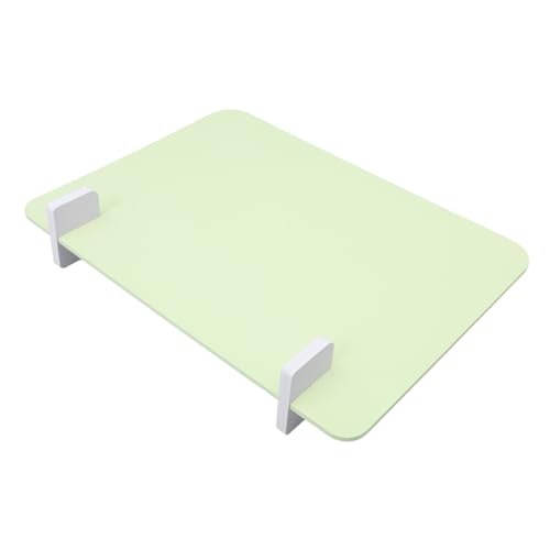 GALPADA 1 Satz Tischplatte Bildschirm büro Schreibtischabtrennung schuler Trennwand für Schreibtisch schützend bewachen Weiß Hustenschutz Schutzschild Niesschutzgitter Plastik Light Green von GALPADA