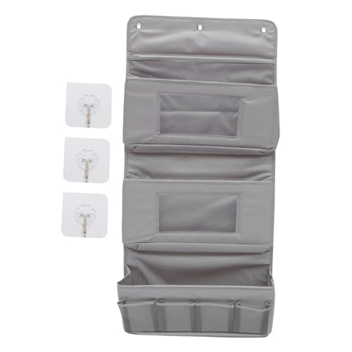 GALPADA 1 Satz Wandhängende Stoff Aufbewahrungstasche mit Praktischen Haken Graue Dreilagige Organizer Tasche für Schlafzimmer und Wohnräume zur Aufbewahrung Kleiner Gegenstände GALPADA 1 Satz Wandhängende Stoff Aufbewahrungstasche mit Praktischen Haken Graue Dreilagige Organizer Tasche für Schlafzimmer und Wohnräume zur Aufbewahrung Kleiner Gegenstände von GALPADA