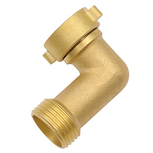 GALPADA 1 Stück Hochwertiger Gartenschlauchadapter Messing Wasseranschluss für Sprinkler Sprühgeräte und Schlauchverbindungen Langlebig und Rostfrei von GALPADA
