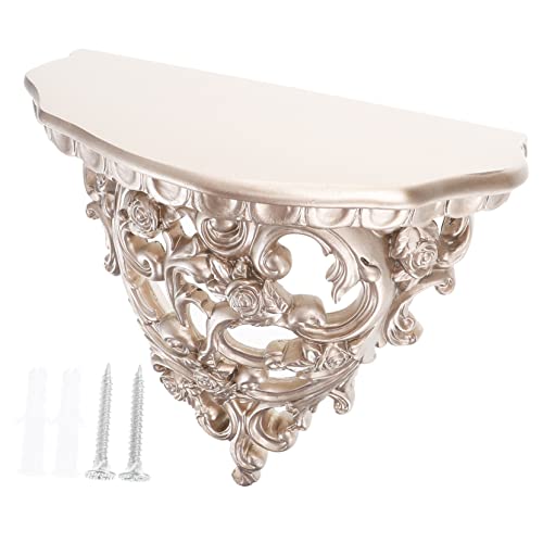 GALPADA Wandregal Blumentopfständer Im Europäischen Stil Vintage Wandschmuck Champagnergold Dekoratives Wandregal Für Wohnzimmer Küche Badezimmer Für Pflanzen Und Deko GALPADA Wandregal Blumentopfständer Im Europäischen Stil Vintage Wandschmuck Champagnergold Dekoratives Wandregal Für Wohnzimmer Küche Badezimmer Für Pflanzen Und Deko von GALPADA